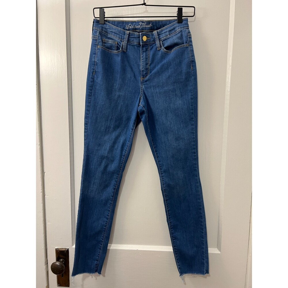 Universal Thread Women's High Rise Skinny Jeans Medium Wash Size 2 (26R)